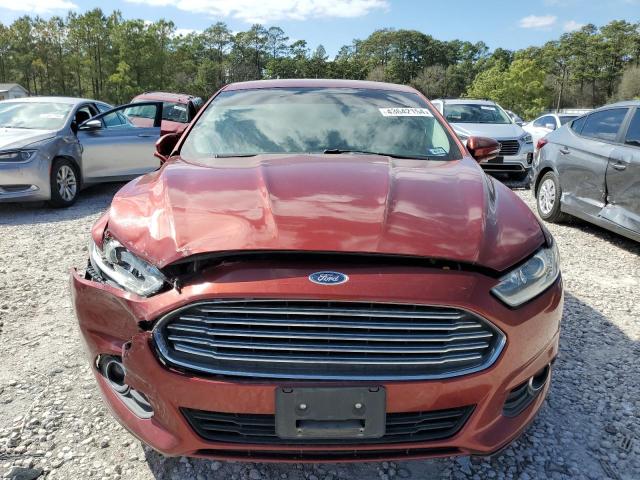 3FA6P0HDXER291018 - 2014 FORD FUSION SE RED photo 5