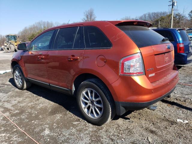 2FMDK49C67BB13648 - 2007 FORD EDGE SEL PLUS ORANGE photo 2