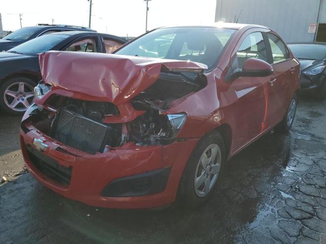 1G1JA5SH8D4106236 - 2013 CHEVROLET SONIC LS RED photo 1