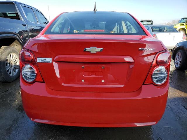1G1JA5SH8D4106236 - 2013 CHEVROLET SONIC LS RED photo 6