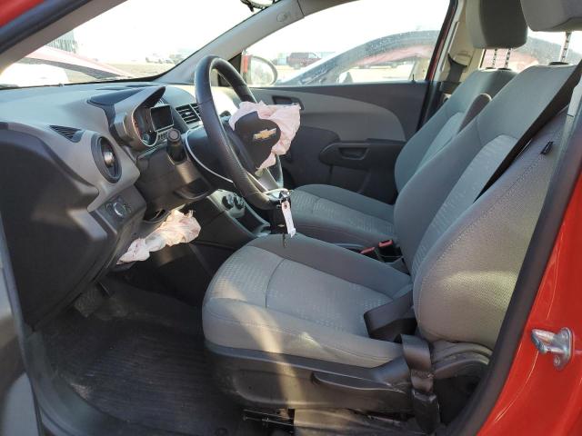 1G1JA5SH8D4106236 - 2013 CHEVROLET SONIC LS RED photo 7