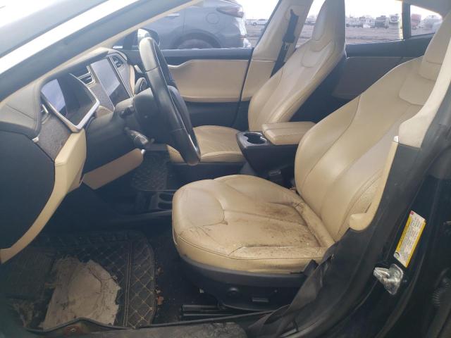 5YJSA1AG6DFP11104 - 2013 TESLA MODEL S BLACK photo 7