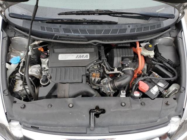 JHMFA36209S003823 - 2009 HONDA CIVIC HYBRID SILVER photo 11