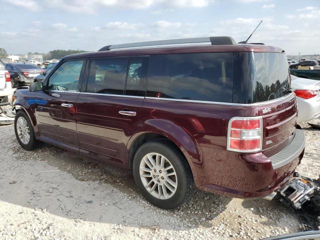 2FMGK5C89KBA11664 - 2019 FORD FLEX SEL MAROON photo 2