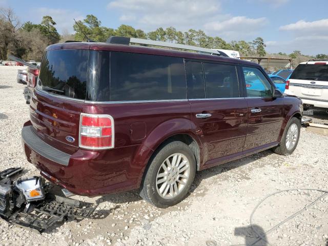 2FMGK5C89KBA11664 - 2019 FORD FLEX SEL MAROON photo 3