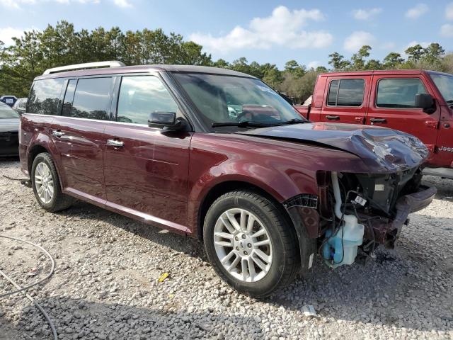 2FMGK5C89KBA11664 - 2019 FORD FLEX SEL MAROON photo 4