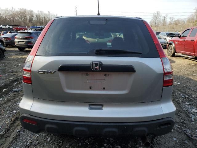 5J6RE48329L056073 - 2009 HONDA CR-V LX SILVER photo 6