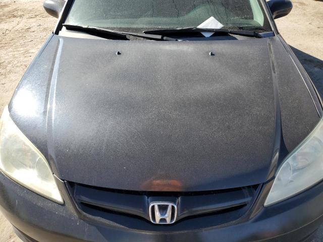 2HGES26735H605151 - 2005 HONDA CIVIC EX BLACK photo 11