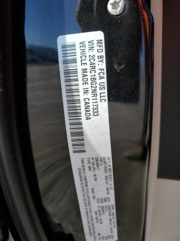 2C4RC1BG2NR117333 - 2022 CHRYSLER PACIFICA TOURING L BLACK photo 14