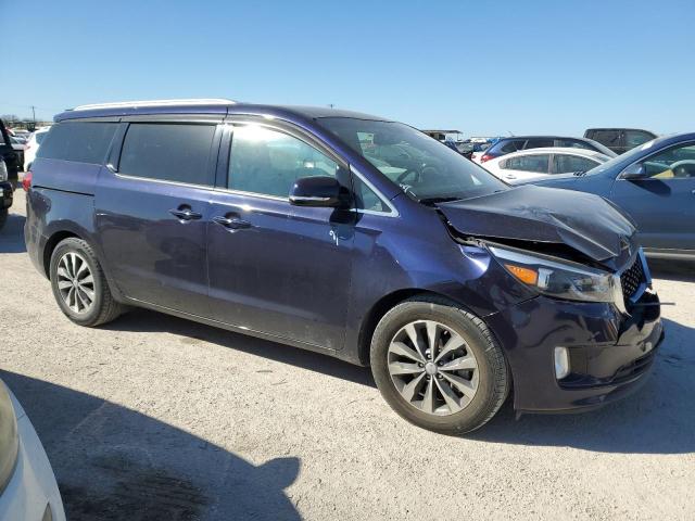 KNDMC5C1XJ6376505 - 2018 KIA SEDONA EX BLUE photo 4