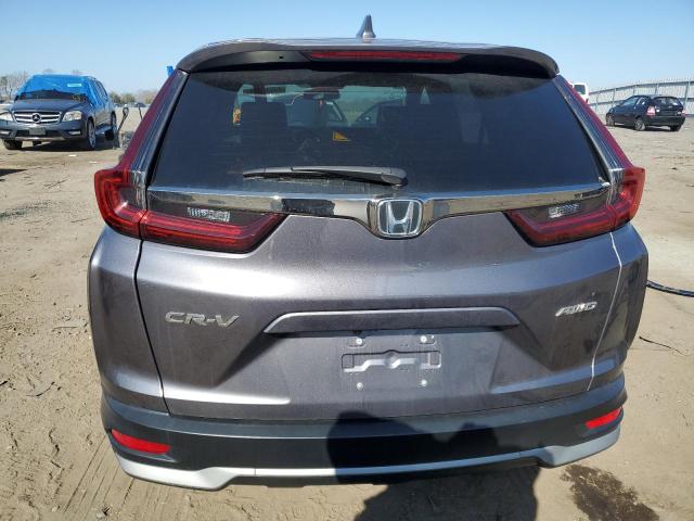 2HKRW2H89NH635918 - 2022 HONDA CR-V EXL GRAY photo 6