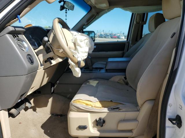 1FMFK15527LA27364 - 2007 FORD EXPEDITION EL XLT WHITE photo 7