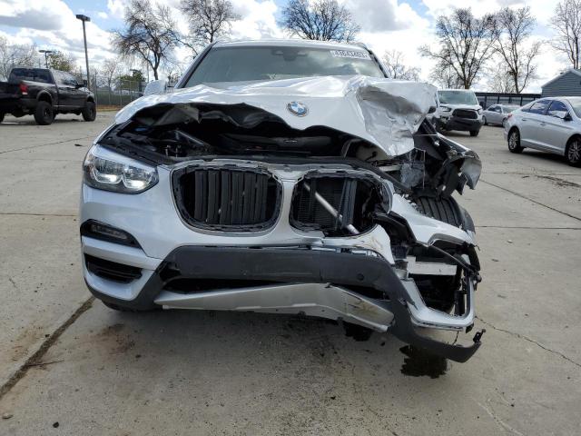 5UXTR9C5XKLR05327 - 2019 BMW X3 XDRIVE30I SILVER photo 5