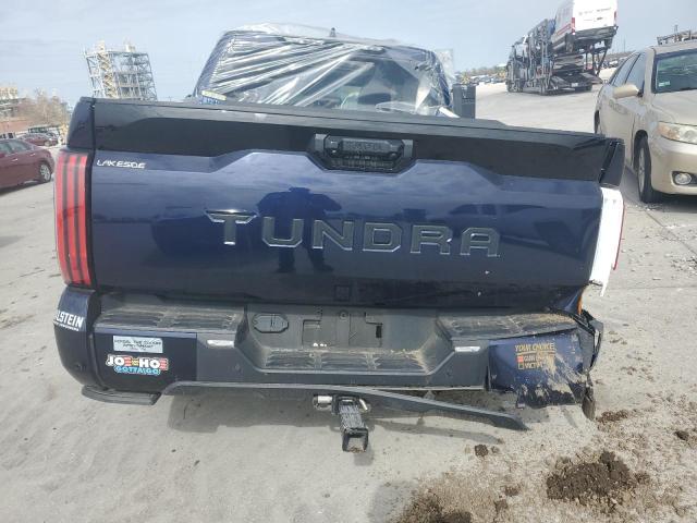 5TFNC5AB5PX002452 - 2023 TOYOTA TUNDRA CREWMAX PLATINUM ლურჯი ფოტო 6