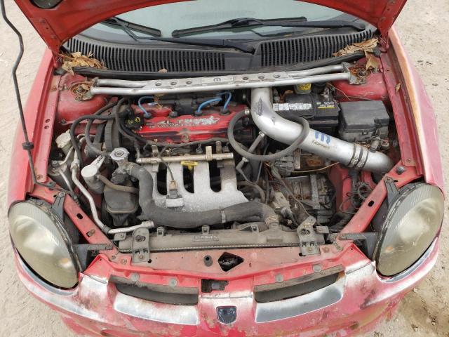 1B3AS66S95D121945 - 2005 DODGE NEON SRT-4 RED photo 11