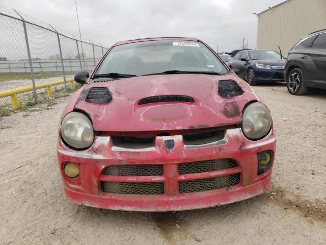 1B3AS66S95D121945 - 2005 DODGE NEON SRT-4 RED photo 5