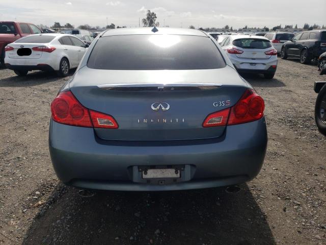 JNKBV61EX7M717692 - 2007 INFINITI G35 BLUE photo 6