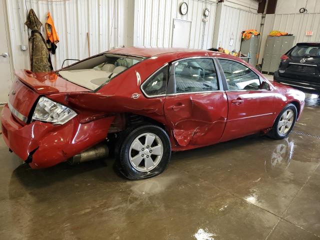 2G1WT55N681311606 - 2008 CHEVROLET IMPALA LT RED photo 3