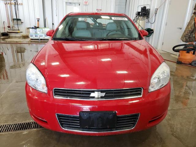 2G1WT55N681311606 - 2008 CHEVROLET IMPALA LT RED photo 5