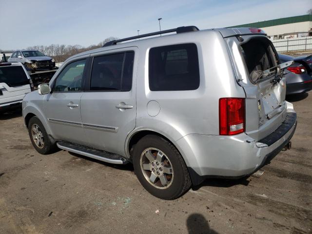 5FNYF48849B012282 - 2009 HONDA PILOT TOURING SILVER photo 2