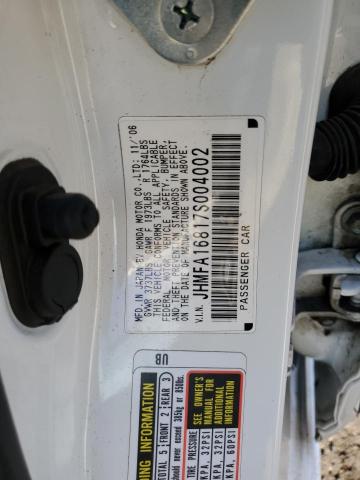 JHMFA16817S004002 - 2007 HONDA CIVIC EX WHITE photo 13