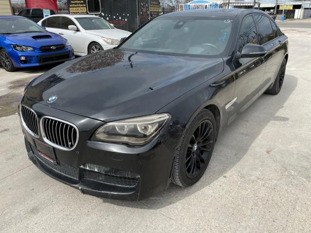 WBAYE8C52DDE22392 - 2013 BMW 750 LI BLACK photo 2