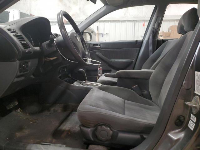 2HGES26775H587219 - 2005 HONDA CIVIC EX GRAY photo 7