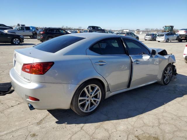 JTHBK262462011716 - 2006 LEXUS IS 250 SILVER photo 3