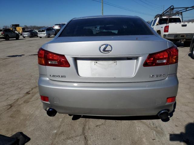 JTHBK262462011716 - 2006 LEXUS IS 250 SILVER photo 6