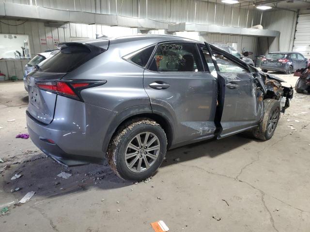 JTJBARBZ1J2153608 - 2018 LEXUS NX 300 BASE ნაცრისფერი ფოტო 3