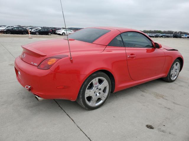 JTHFN48YX50068275 - 2005 LEXUS SC 430 RED photo 3