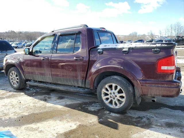 1FMEU53857UB11778 - 2007 FORD EXPLORER S LIMITED MAROON photo 2