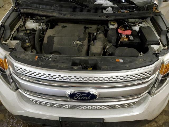 1FM5K8D83FGA67900 - 2015 FORD EXPLORER XLT WHITE photo 11