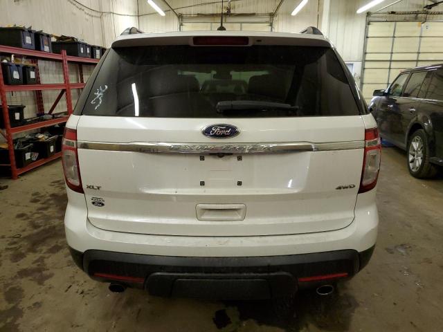 1FM5K8D83FGA67900 - 2015 FORD EXPLORER XLT WHITE photo 6