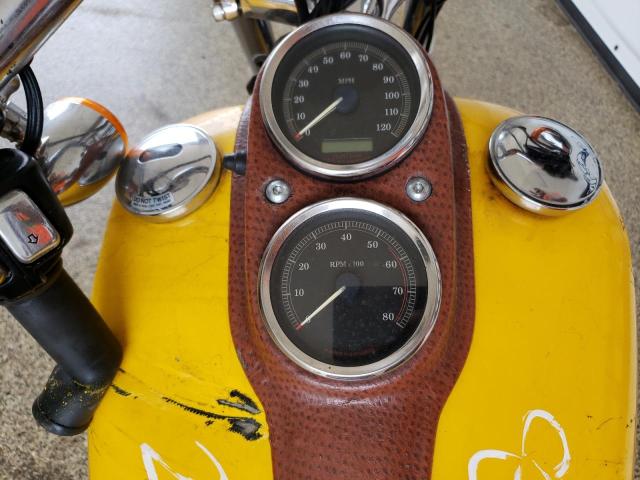 1HD1GNW114K310261 - 2004 HARLEY-DAVIDSON FXDLI YELLOW photo 8