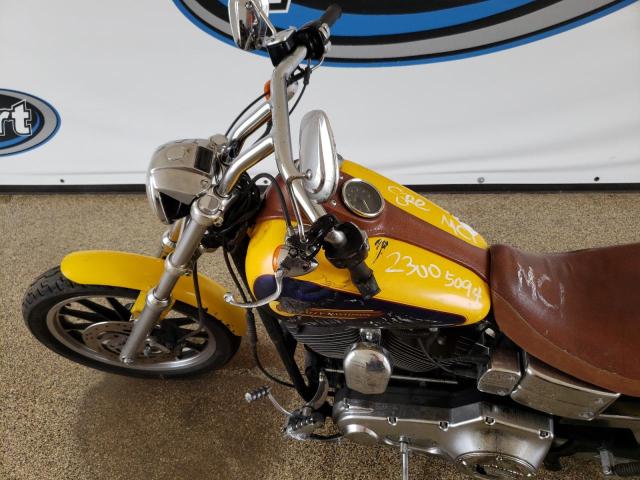 1HD1GNW114K310261 - 2004 HARLEY-DAVIDSON FXDLI YELLOW photo 9