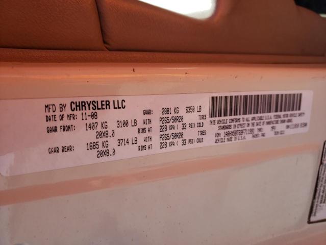 1A8HX58T69F711991 - 2009 CHRYSLER ASPEN LIMITED CREAM photo 13