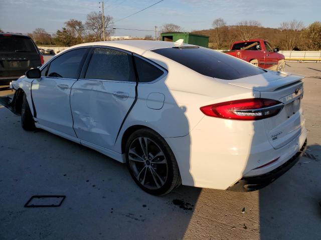 3FA6P0D95LR117131 - 2020 FORD FUSION TITANIUM WHITE photo 2