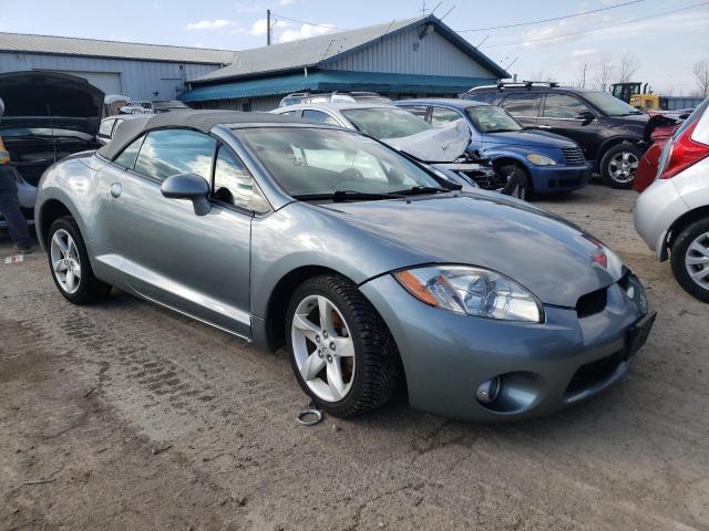 4A3AL35T27E048724 - 2007 MITSUBISHI ECLIPSE SPYDER GT BLUE photo 4