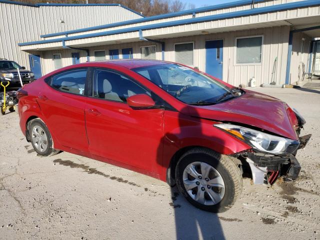 KMHDH4AE7GU482170 - 2016 HYUNDAI ELANTRA SE RED photo 4