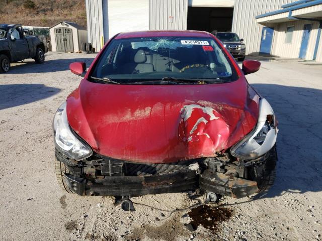 KMHDH4AE7GU482170 - 2016 HYUNDAI ELANTRA SE RED photo 5