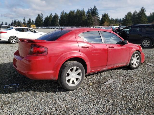 1C3CDZEG6CN182553 - 2012 DODGE AVENGER SXT RED photo 3