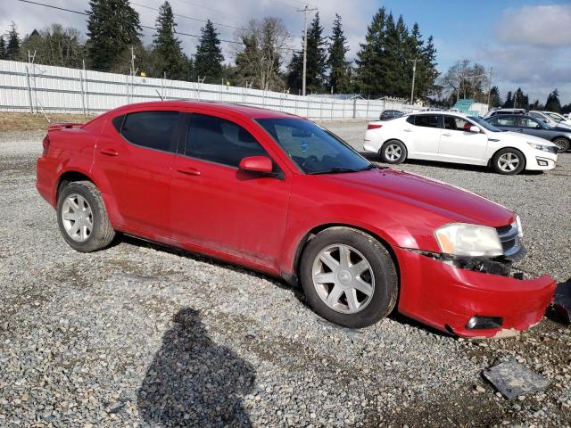 1C3CDZEG6CN182553 - 2012 DODGE AVENGER SXT RED photo 4