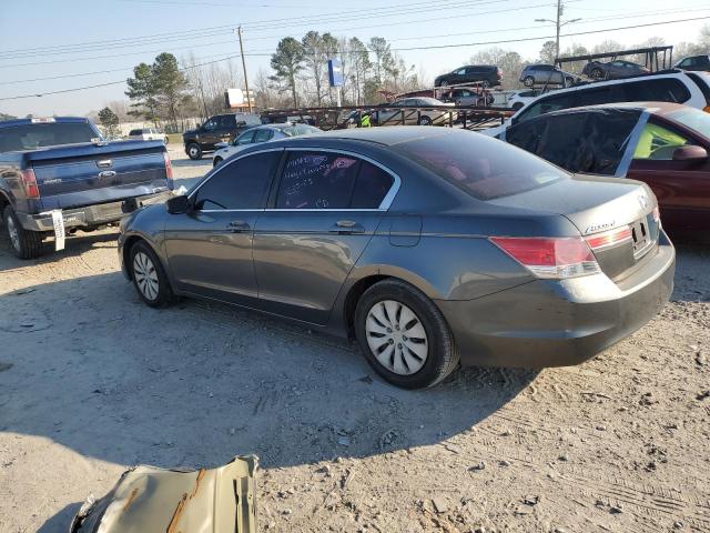 1HGCP2F38BA061679 - 2011 HONDA ACCORD LX GRAY photo 2