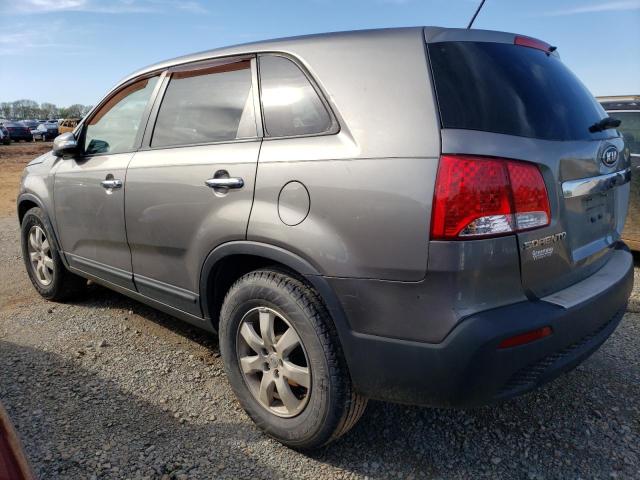 5XYKT3A15CG194645 - 2012 KIA SORENTO BASE GRAY photo 2