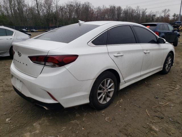 5NPE24AF0JH620085 - 2018 HYUNDAI SONATA SE WHITE photo 3