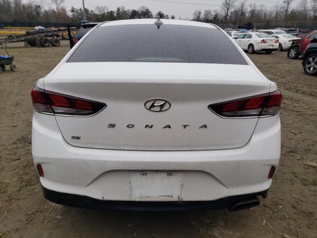 5NPE24AF0JH620085 - 2018 HYUNDAI SONATA SE WHITE photo 6