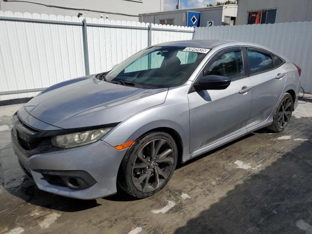 2HGFC2F77GH570666 - 2016 HONDA CIVIC EX ვერცხლისფერი ფოტო 1