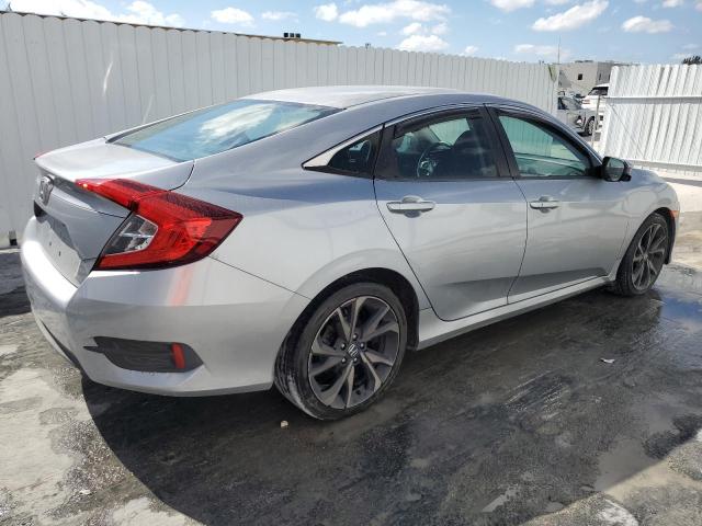 2HGFC2F77GH570666 - 2016 HONDA CIVIC EX ვერცხლისფერი ფოტო 3