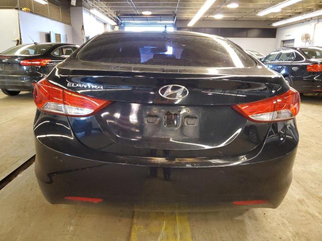 5NPDH4AE0CH098496 - 2012 HYUNDAI ELANTRA GLS BLACK photo 6